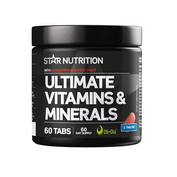 Star Nutrition Ultimate Vitamins & Minerals, 60 tabs