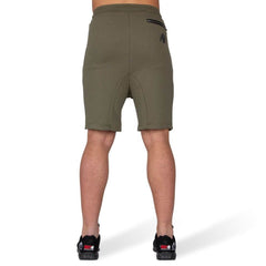 Alabama Drop Crotch Shorts Army Green
