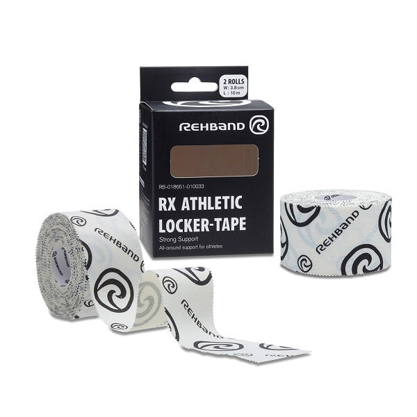 RX Athletic Locker-Tape, 38mm x 10m White (2-pack)