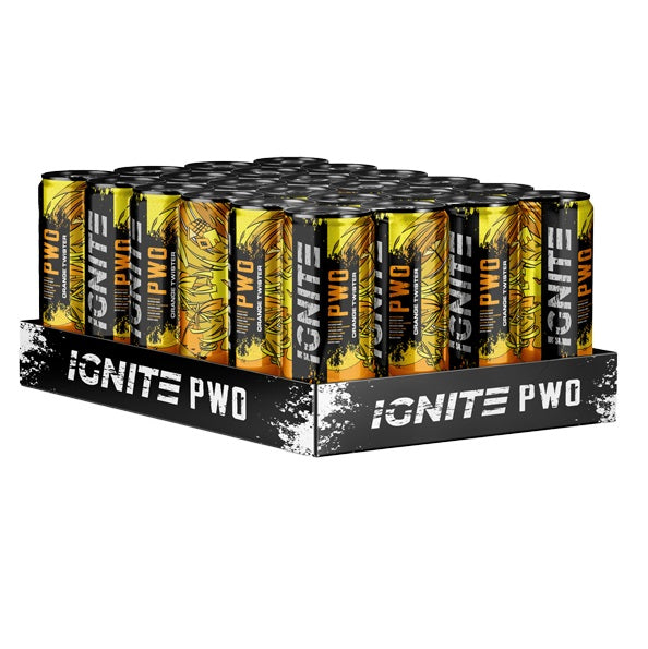 IGNITE PWO Energy Drink 24 x 330ml, Orange Twister