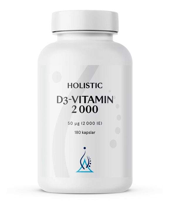 Holistic D3-Vitamin 2000, 180 kaps