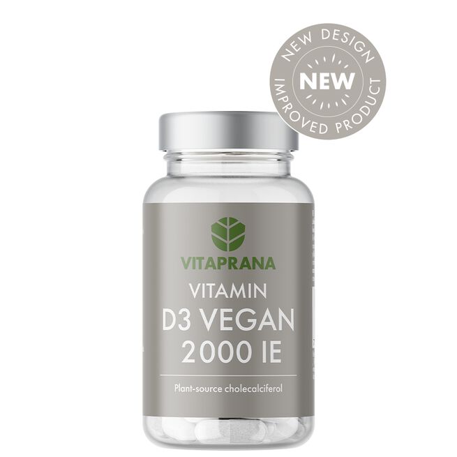 Vitamin D3 Vegan 2000 IE, 110 kapslar