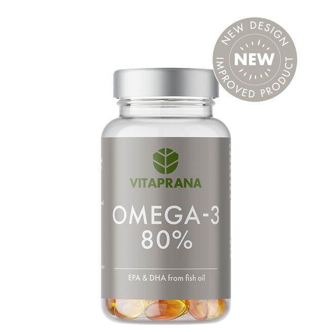 Vitaprana Omega-3 80%, 95 kapslar