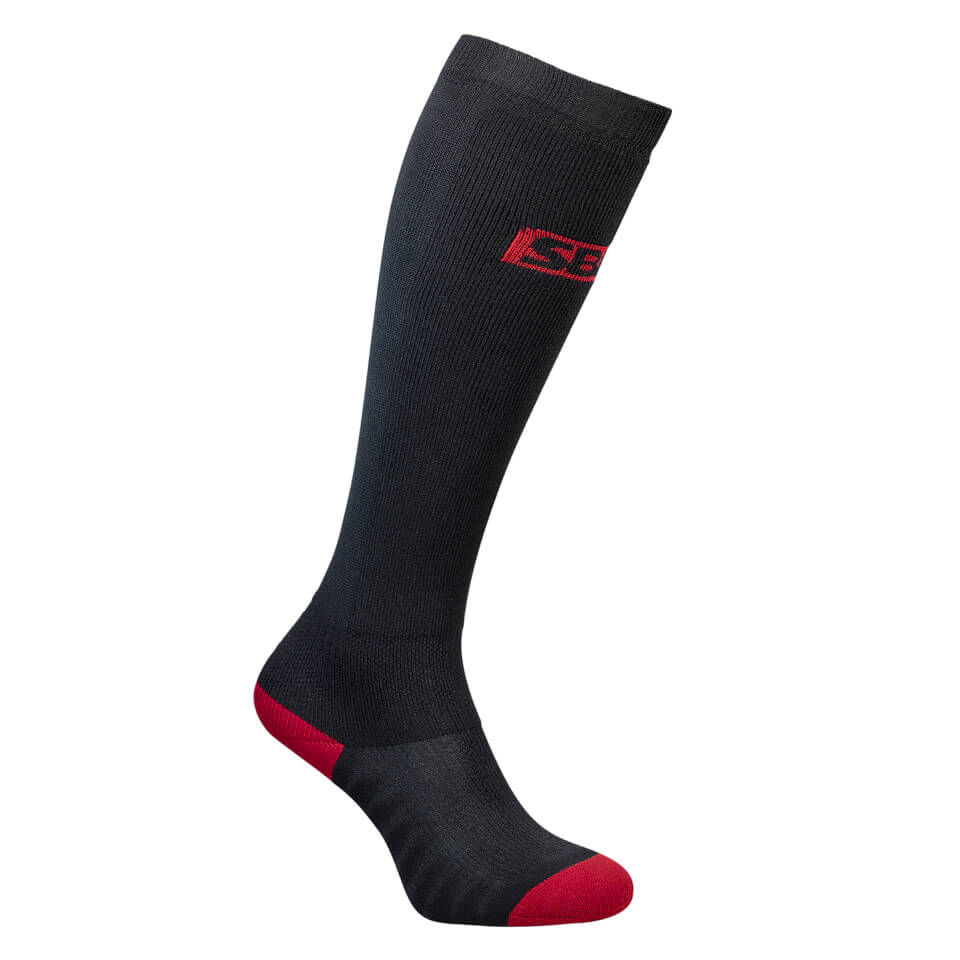 SBD Deadlift Socks, Black Red
