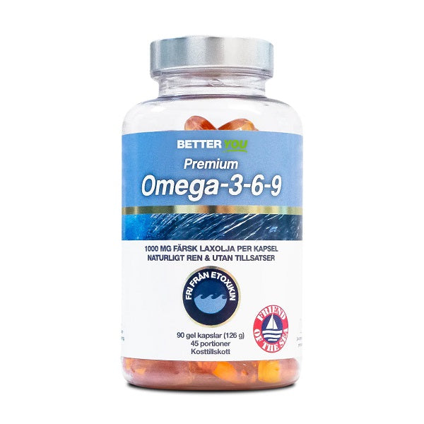 Premium Omega 3-6-9, 90 kaps