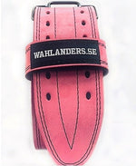 Ladda upp bild till gallerivisning, Wahlanders Bälte Mjuk rosa med svart söm
