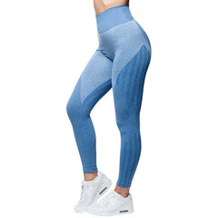 Wabisabi Seamless Leggings Ocean Blue