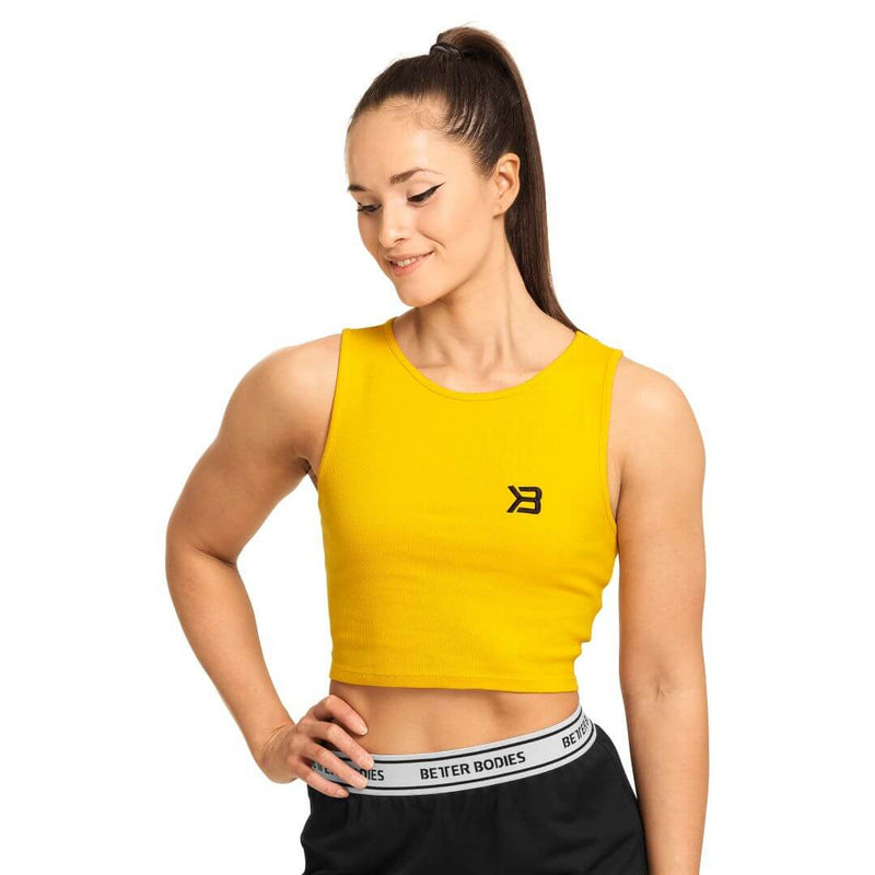 Astoria Laced Tank Yellow