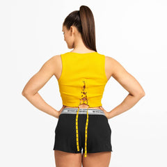 Astoria Laced Tank Yellow