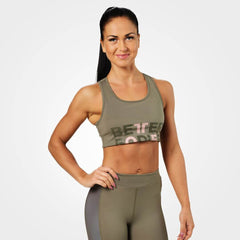 Bowery Sports Bra Washed Green