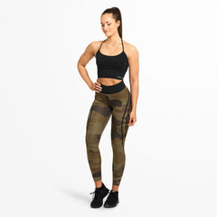 Better Bodies Camo High Tights Dark Green Camo