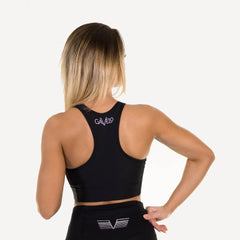 Gavelo Plain Sports Bra Black