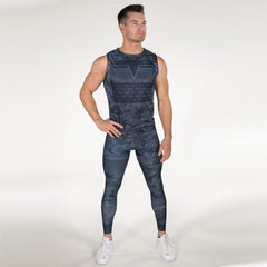 Gavelo Sniper Camo Tights Blue