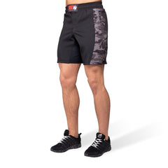 Kensington MMA Fightshorts Black/grey camo