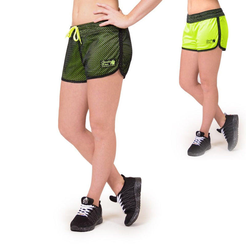 Madison Reversible Shorts Black/Neon Lime