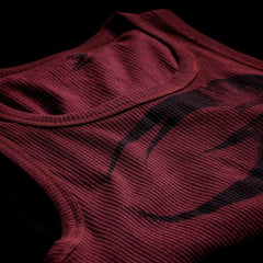 Original Ribbed Tank Maroon