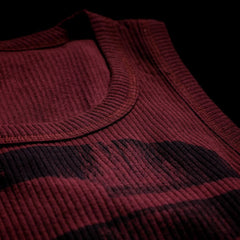 Original Ribbed Tank Maroon