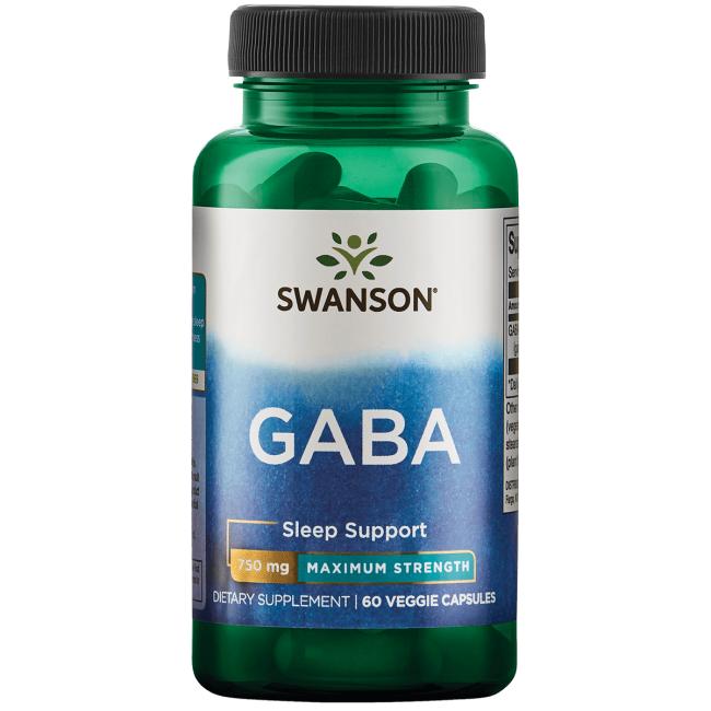 Maximum Strength GABA, 60 caps