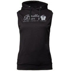 Selma Sleeveless Hoodie Black