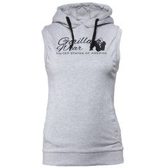 Selma Sleeveless Hoodie Grey