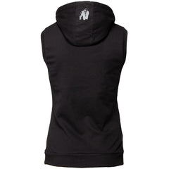 Selma Sleeveless Hoodie Black