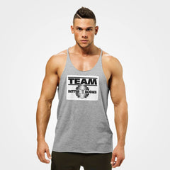 Team BB Raw Cut Tank Greymelange