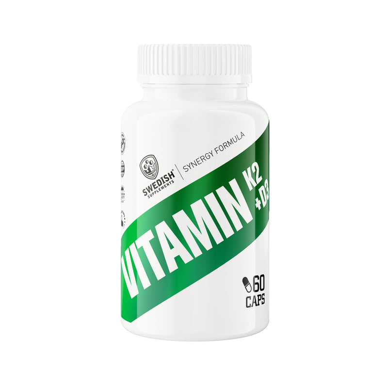 Swedish Supplements Vitamin K2 + D3 - 60 caps