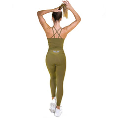 Pop Army Green Tights